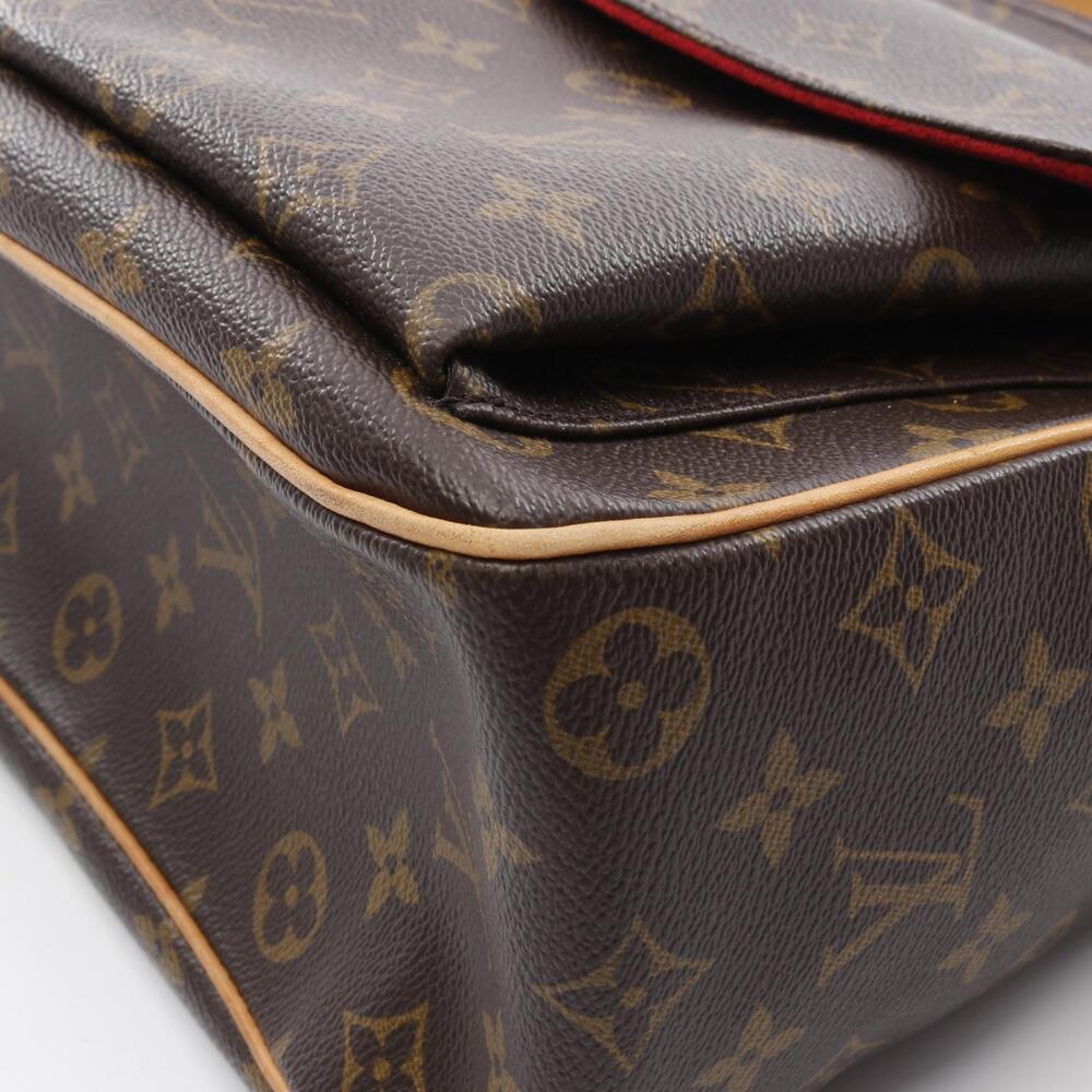 Louis Vuitton Multiplicit Handbag Canvas Leather Monogram Brown - Picture 6 of 9
